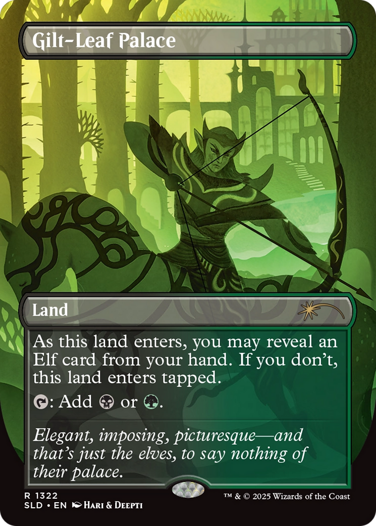 Gilt-Leaf Palace (Rainbow Foil) [Secret Lair Drop Series] | Cards and Coasters CA