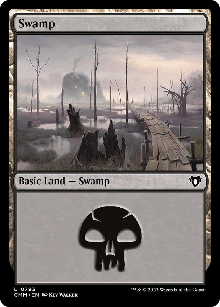 Swamp (793) [Commander Masters] | Cards and Coasters CA