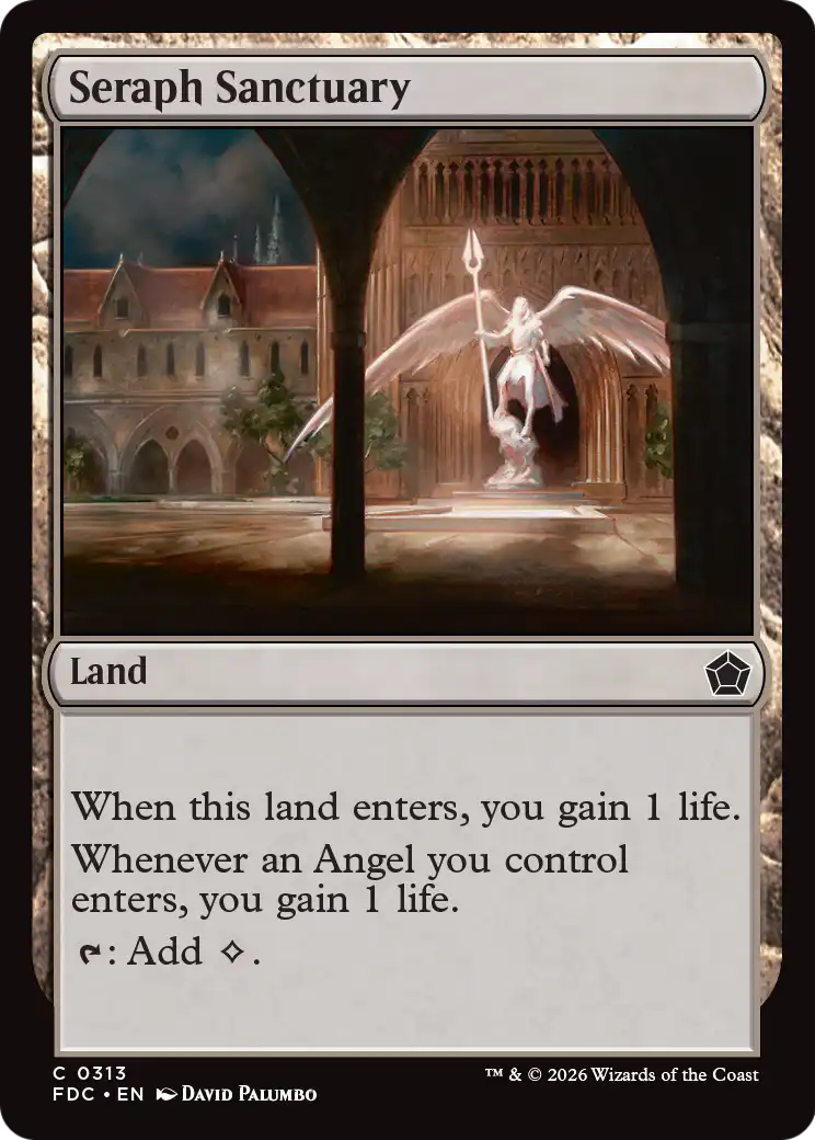 Seraph Sanctuary [Foundations Commander] | Cards and Coasters CA