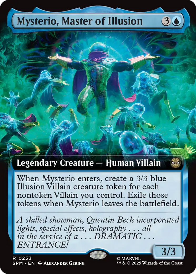 Mysterio, Master of Illusion (Extended Card) [Marvel's Spider-Man] | Cards and Coasters CA