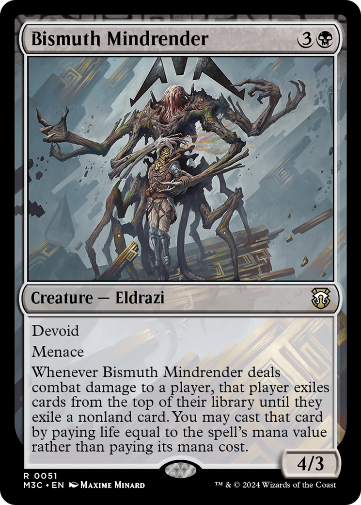 Bismuth Mindrender (Ripple Foil) [Modern Horizons 3 Commander] | Cards and Coasters CA