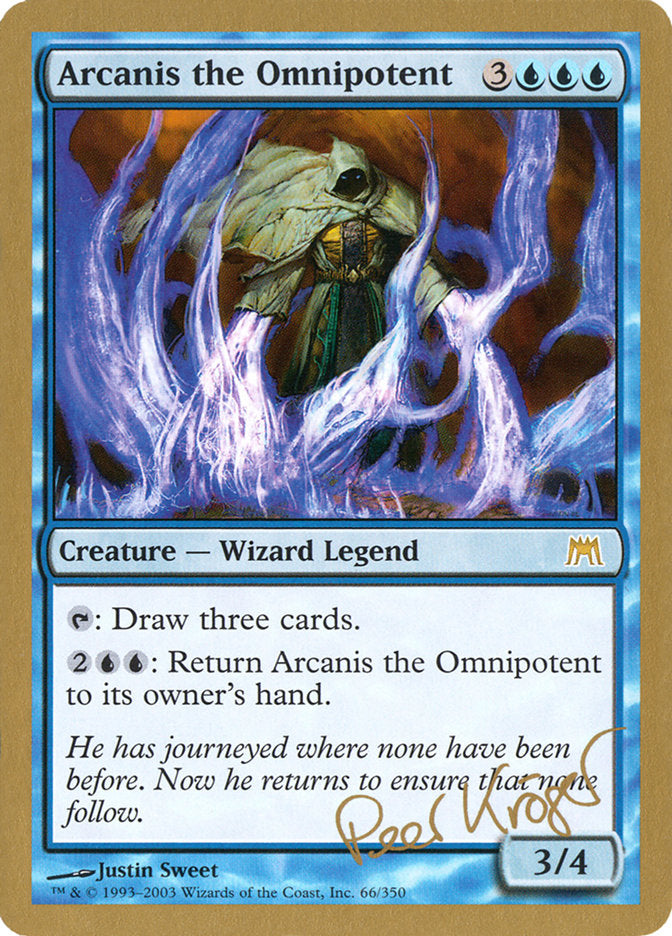 Arcanis the Omnipotent (Peer Kroger) [World Championship Decks 2003] | Cards and Coasters CA