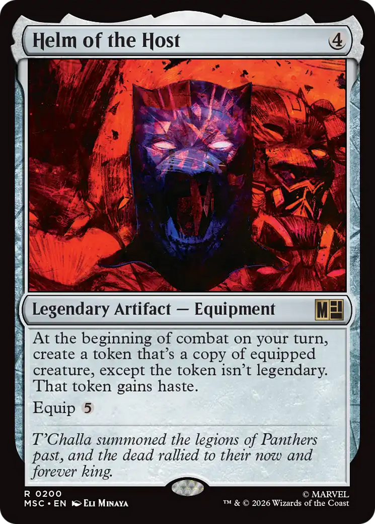 Helm of the Host (Surge Foil) [Marvel Super Heroes Commander] | Cards and Coasters CA