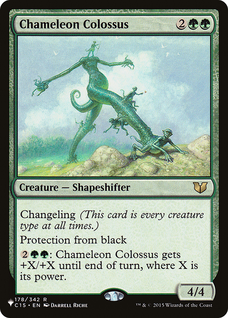 Chameleon Colossus (C15) [The List] | Cards and Coasters CA
