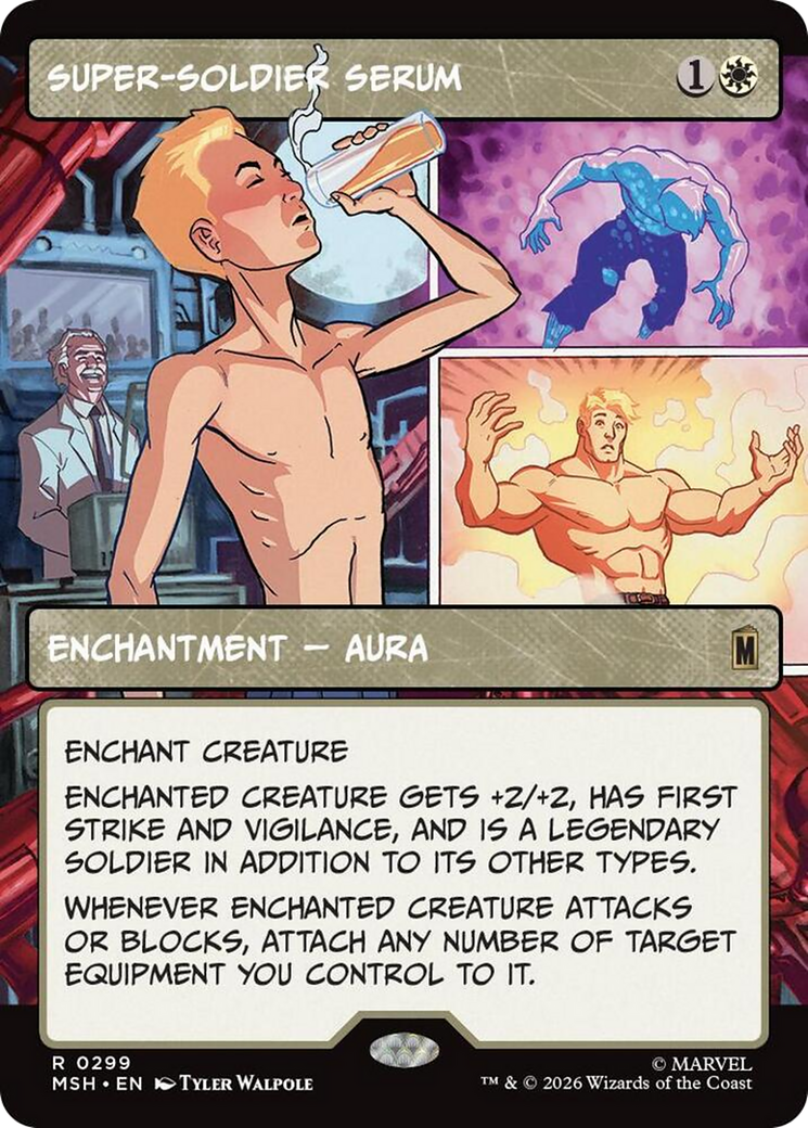 Super-Soldier Serum (Borderless) [Marvel Super Heroes] | Cards and Coasters CA
