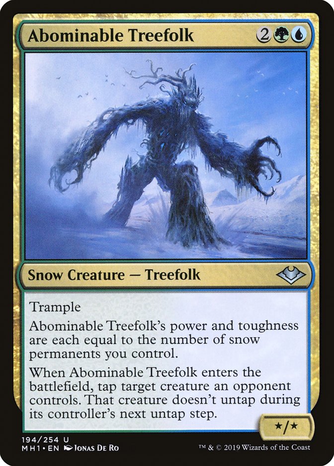 Abominable Treefolk [Modern Horizons] | Cards and Coasters CA