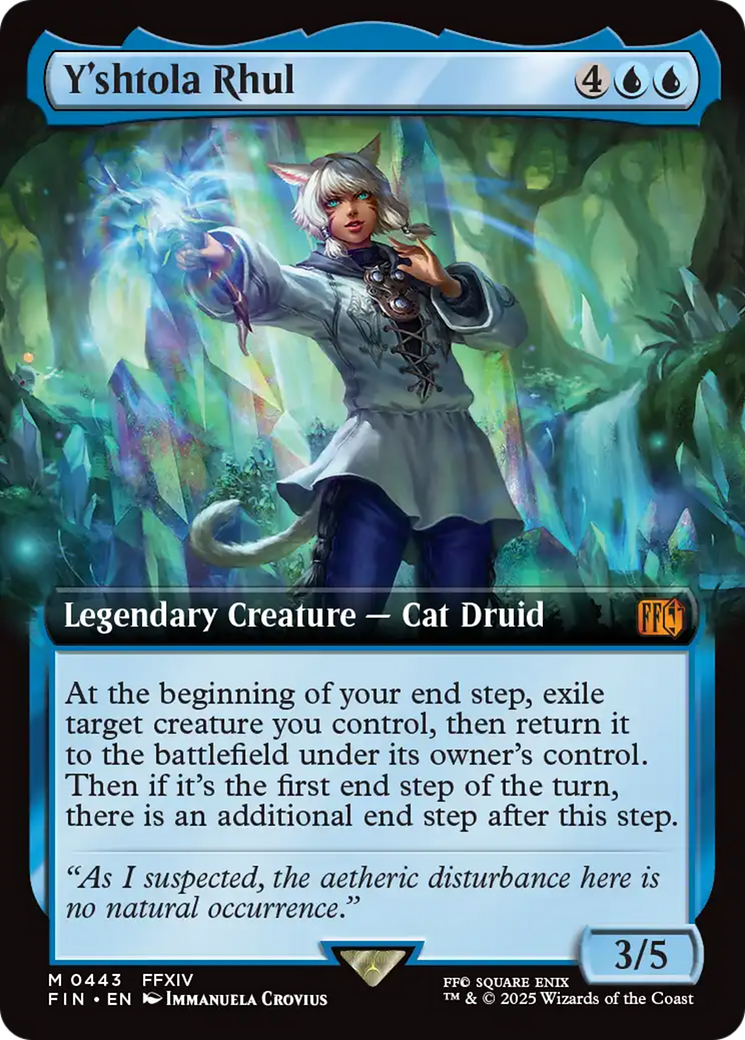 Y'shtola Rhul (Extended Art) [FINAL FANTASY] | Cards and Coasters CA