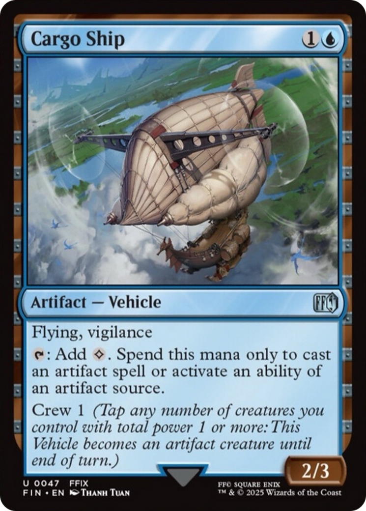Cargo Ship [FINAL FANTASY] | Cards and Coasters CA