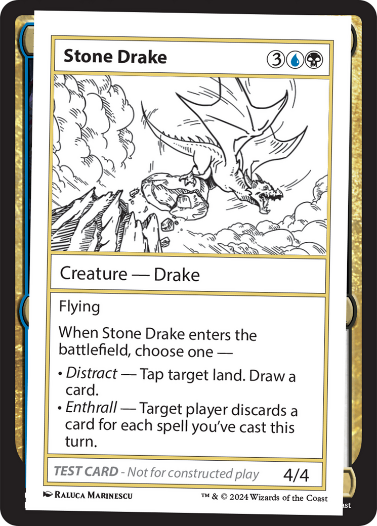 Stone Drake [Mystery Booster 2 Playtest Cards] | Cards and Coasters CA