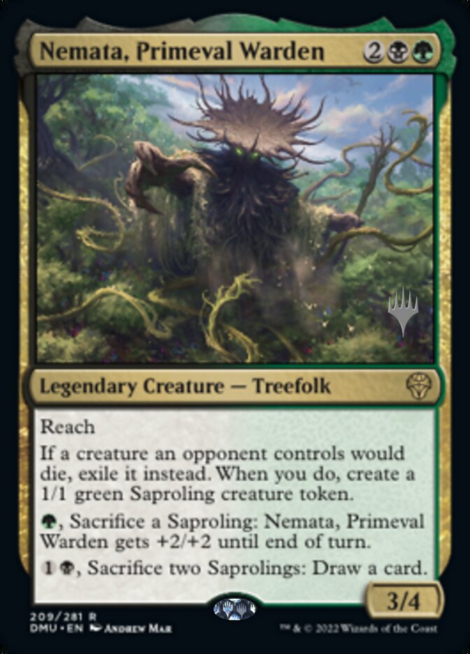 Nemata, Primeval Warden (Promo Pack) [Dominaria United Promos] | Cards and Coasters CA