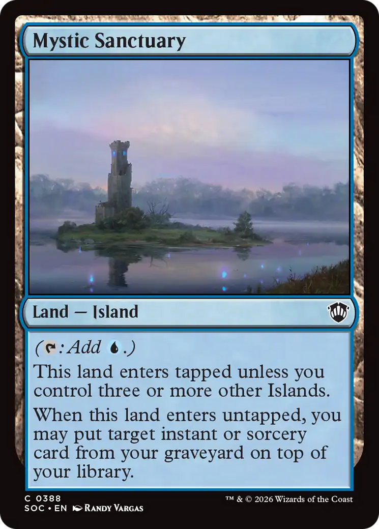 Mystic Sanctuary [Secrets of Strixhaven Commander] | Cards and Coasters CA