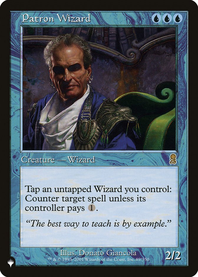 Patron Wizard [The List] | Cards and Coasters CA