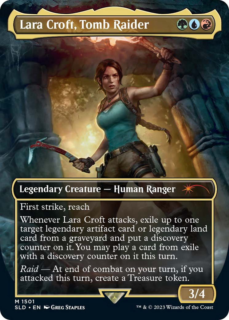 Lara Croft, Tomb Raider [Secret Lair Drop Series] | Cards and Coasters CA