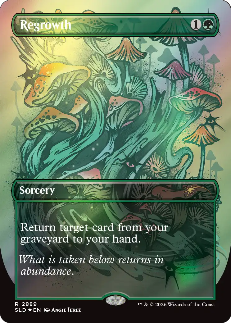 Regrowth (2889) [Secret Lair Drop Series] | Cards and Coasters CA
