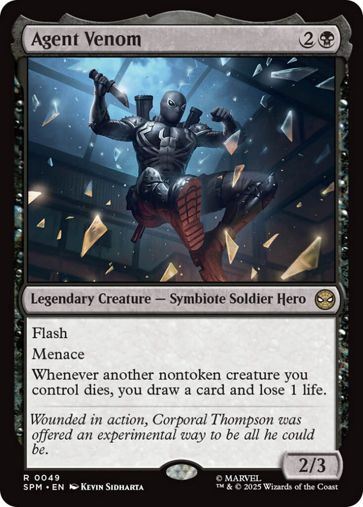 Agent Venom [Marvel's Spider-Man] | Cards and Coasters CA
