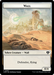 Wall // Kor Ally Double-Sided Token [Commander Masters Tokens] | Cards and Coasters CA