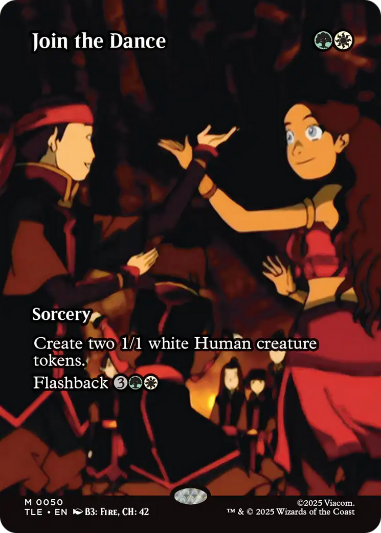 Join the Dance (Borderless) [Avatar: The Last Airbender: Eternal-Legal] | Cards and Coasters CA