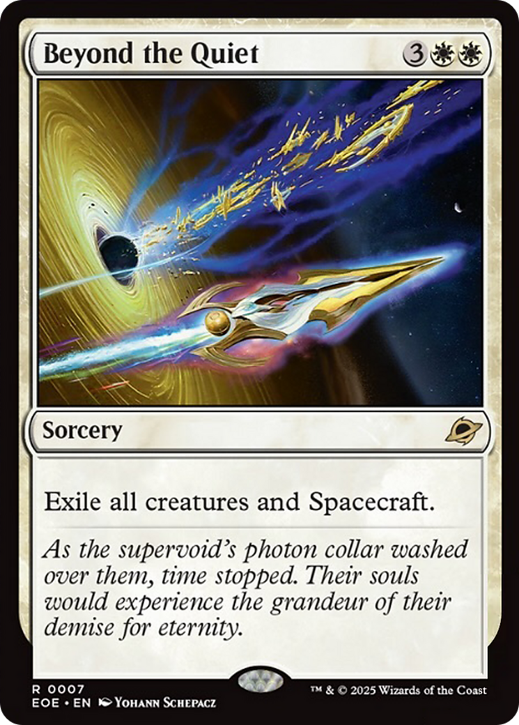 Beyond the Quiet [Edge of Eternities] | Cards and Coasters CA