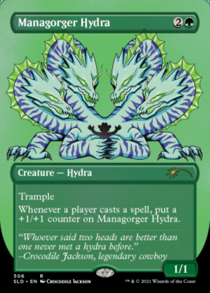 Managorger Hydra (Borderless) [Secret Lair Drop Series] | Cards and Coasters CA