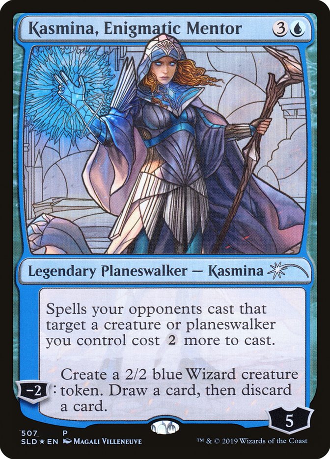 Kasmina, Enigmatic Mentor (Stained Glass) [Secret Lair Drop Promos] | Cards and Coasters CA