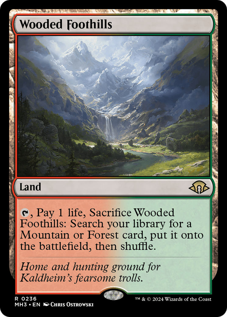 Wooded Foothills [Modern Horizons 3] | Cards and Coasters CA