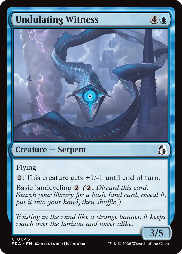 Undulating Witness [Reality Fracture] | Cards and Coasters CA
