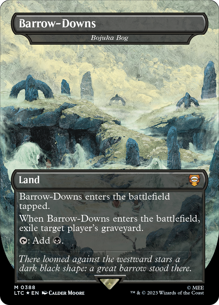 Barrow-Downs - Bojuka Bog (Surge Foil Realms and Relics) [The Lord of the Rings: Tales of Middle-Earth Commander] | Cards and Coasters CA