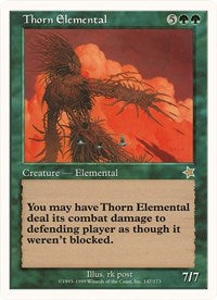 Thorn Elemental (Oversized) [Oversize Cards] | Cards and Coasters CA