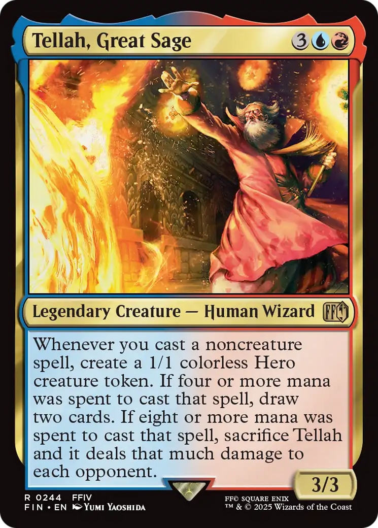 Tellah, Great Sage [FINAL FANTASY] | Cards and Coasters CA
