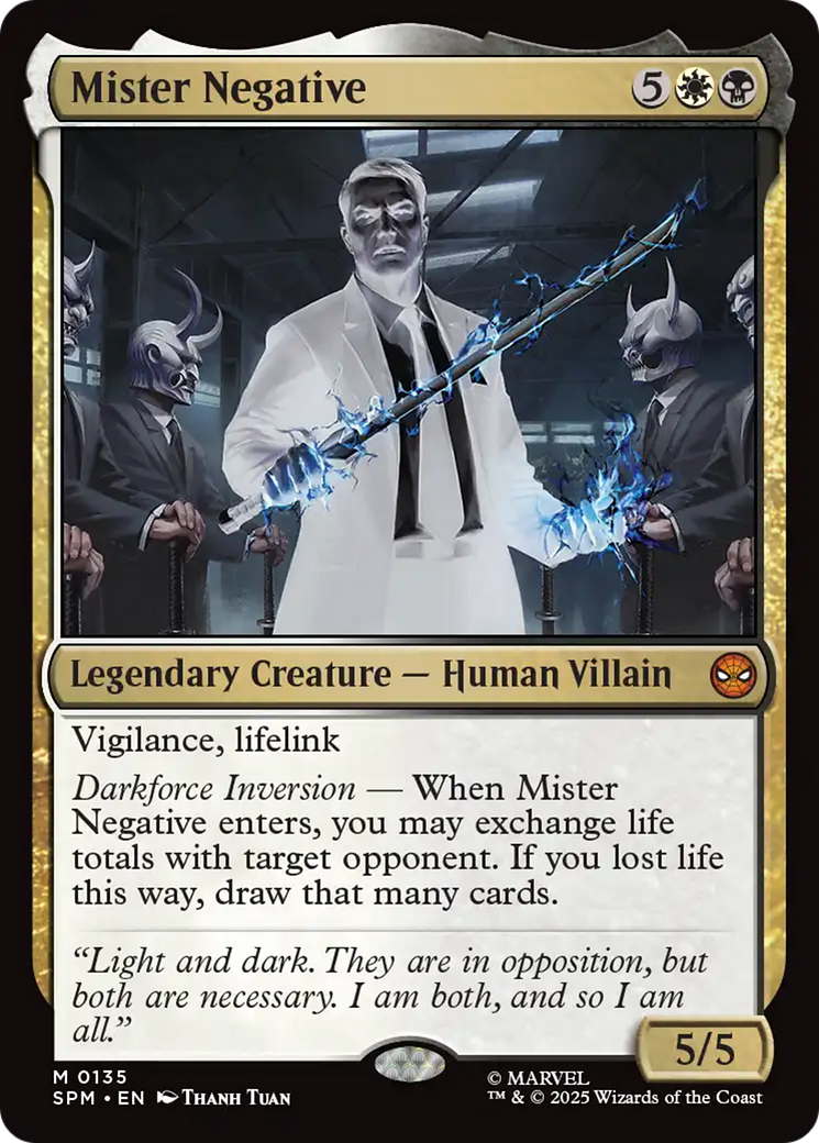 Mister Negative [Marvel's Spider-Man] | Cards and Coasters CA