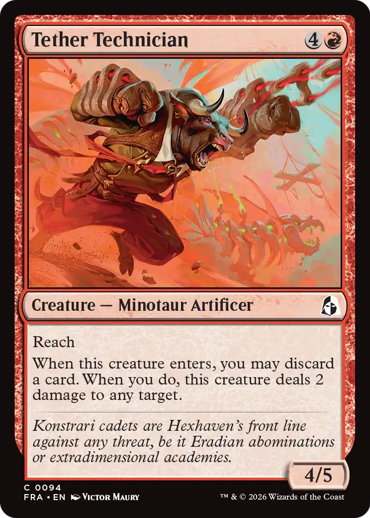 Tether Technician [Reality Fracture] | Cards and Coasters CA