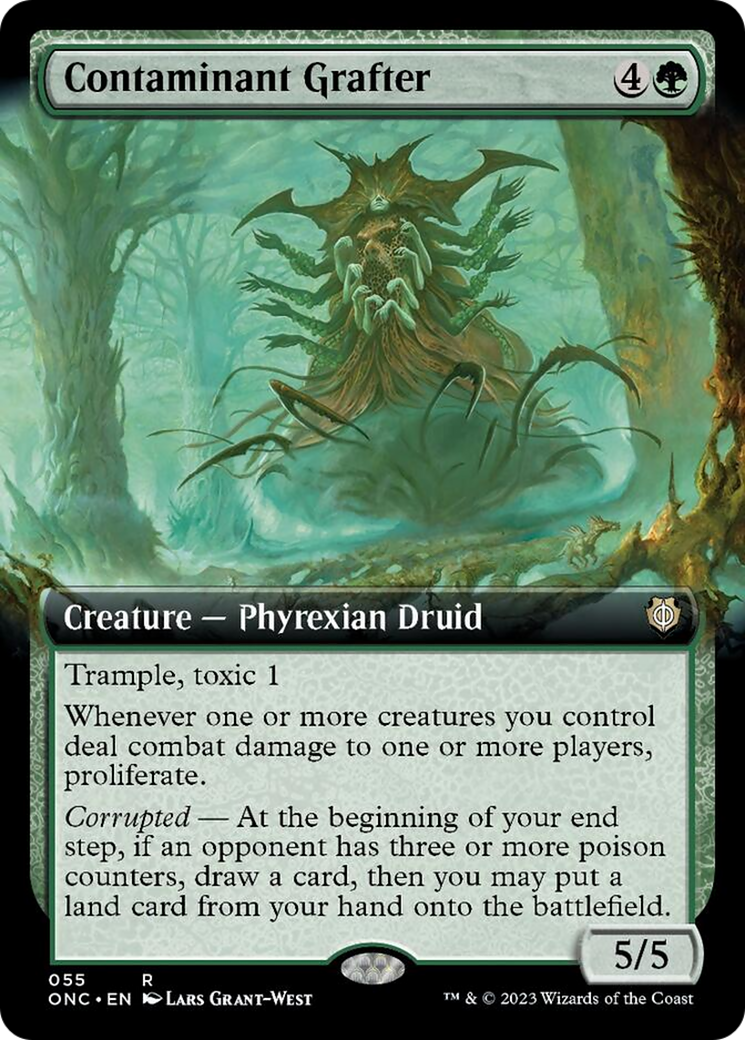 Contaminant Grafter (Extended Art) [Phyrexia: All Will Be One Commander] | Cards and Coasters CA