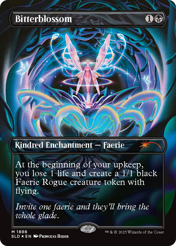 Bitterblossom (Double Rainbow Foil) [Secret Lair Drop Series] | Cards and Coasters CA