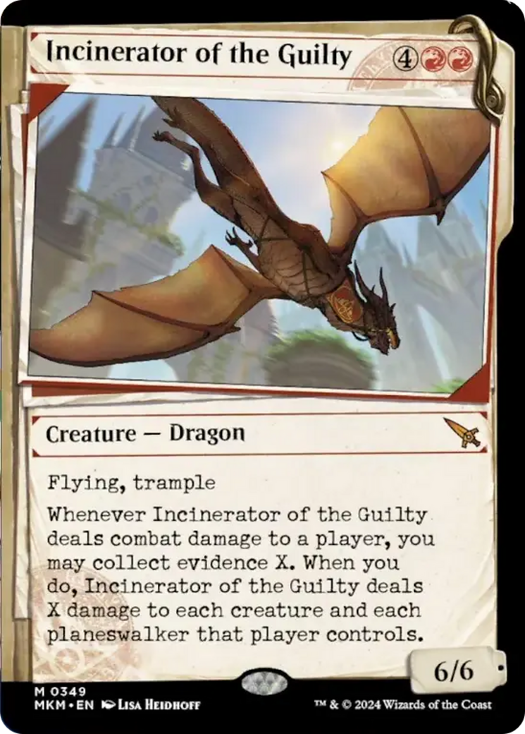 Incinerator of the Guilty (Showcase) [Murders at Karlov Manor] | Cards and Coasters CA