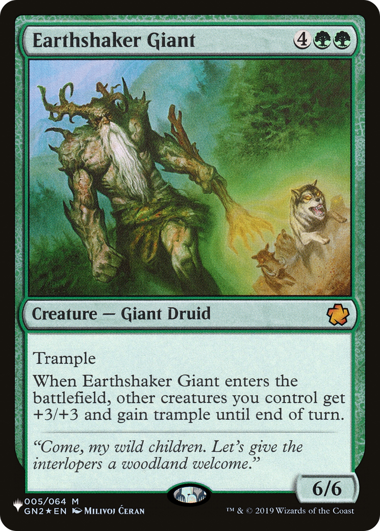 Earthshaker Giant [The List Reprints] | Cards and Coasters CA