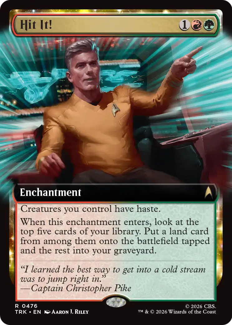 Hit It! (Extended Art) [Star Trek] | Cards and Coasters CA