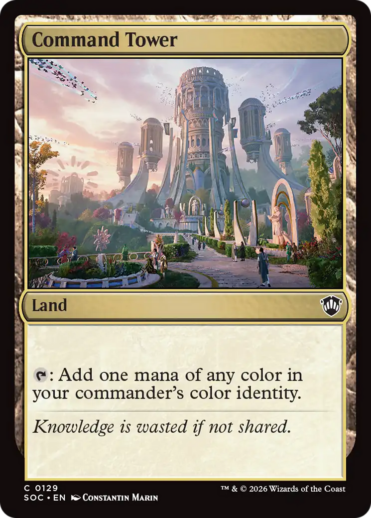Command Tower [Secrets of Strixhaven Commander] | Cards and Coasters CA
