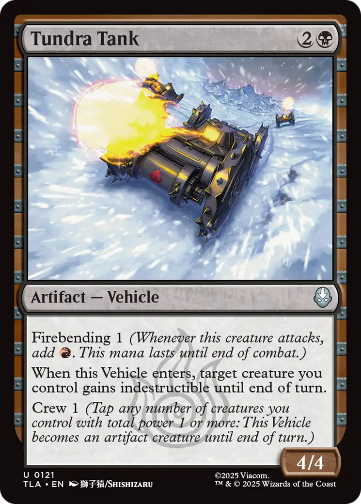 Tundra Tank [Avatar: The Last Airbender] | Cards and Coasters CA