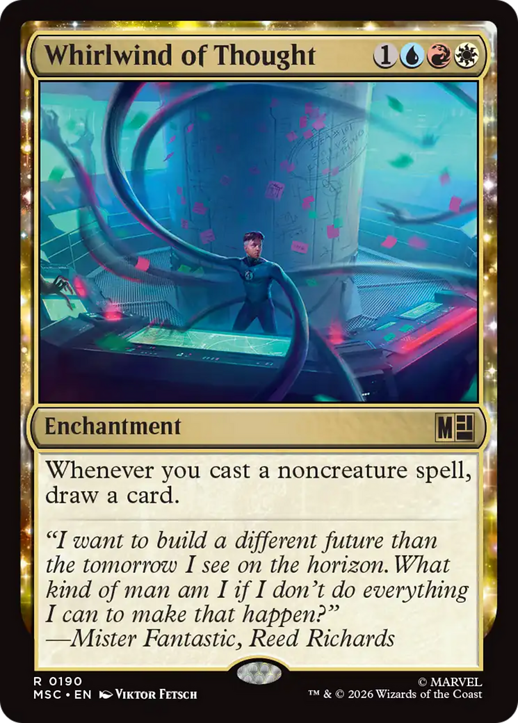 Whirlwind of Thought (Surge Foil) [Marvel Super Heroes Commander] | Cards and Coasters CA