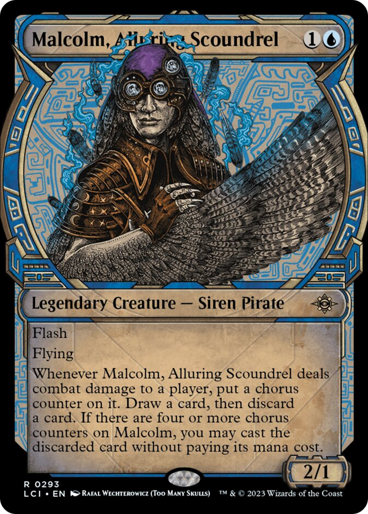 Malcolm, Alluring Scoundrel (Showcase) [The Lost Caverns of Ixalan] | Cards and Coasters CA