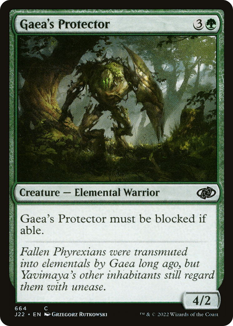 Gaea's Protector [Jumpstart 2022] | Cards and Coasters CA