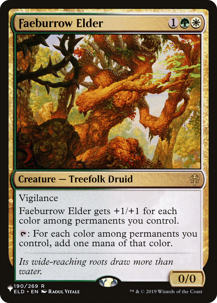 Faeburrow Elder [The List] | Cards and Coasters CA