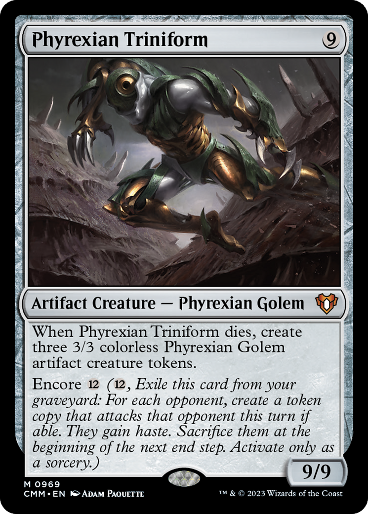 Phyrexian Triniform [Commander Masters] | Cards and Coasters CA