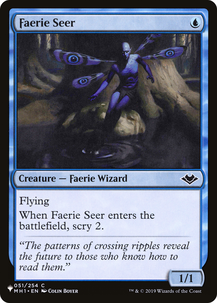 Faerie Seer [The List Reprints] | Cards and Coasters CA