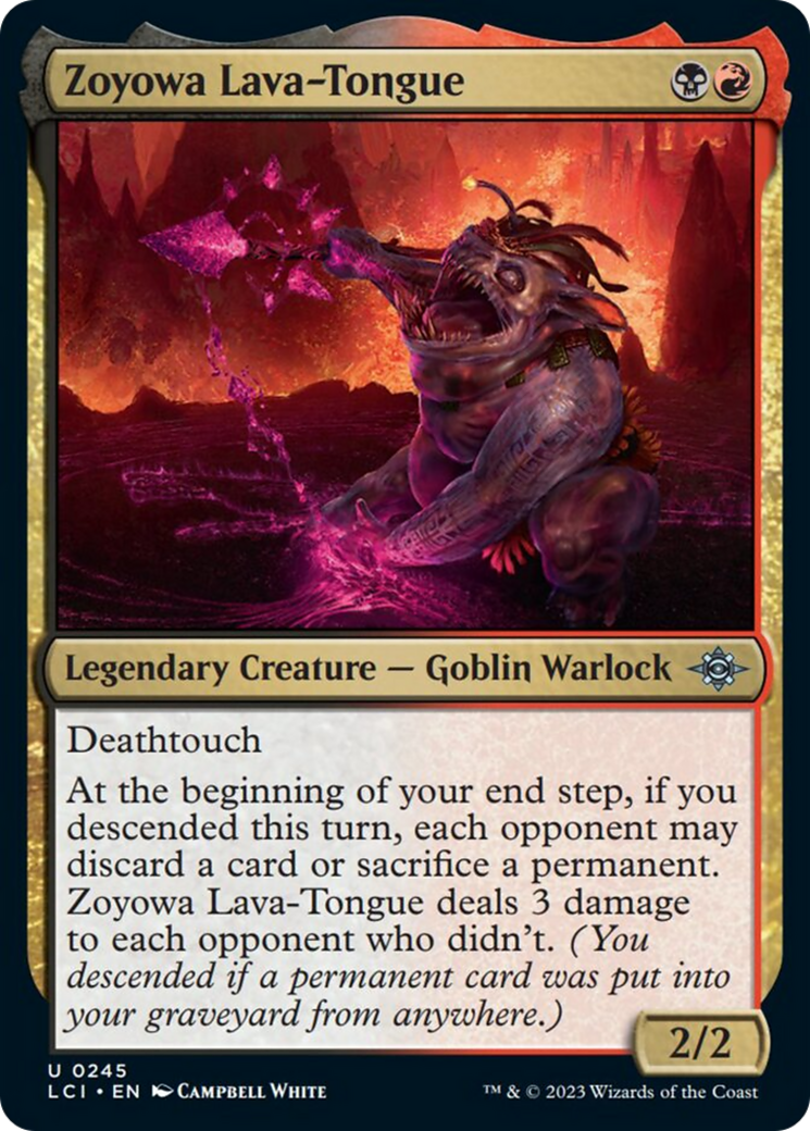 Zoyowa Lava-Tongue [The Lost Caverns of Ixalan] | Cards and Coasters CA