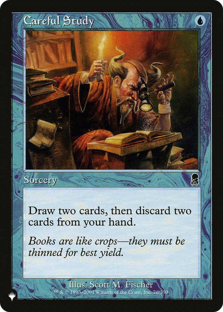 Careful Study [The List Reprints] | Cards and Coasters CA