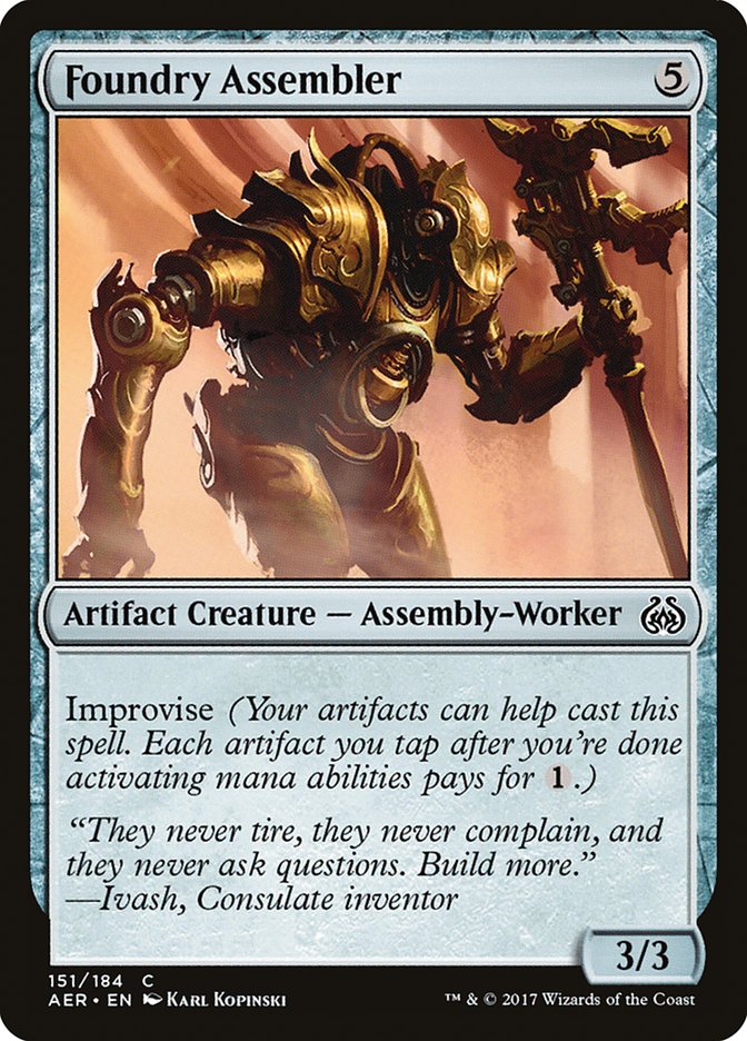 Foundry Assembler [Aether Revolt] | Cards and Coasters CA