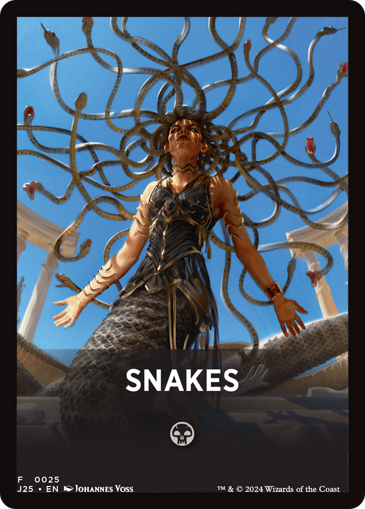 Snakes Theme Card [Foundations Jumpstart Front Cards] | Cards and Coasters CA