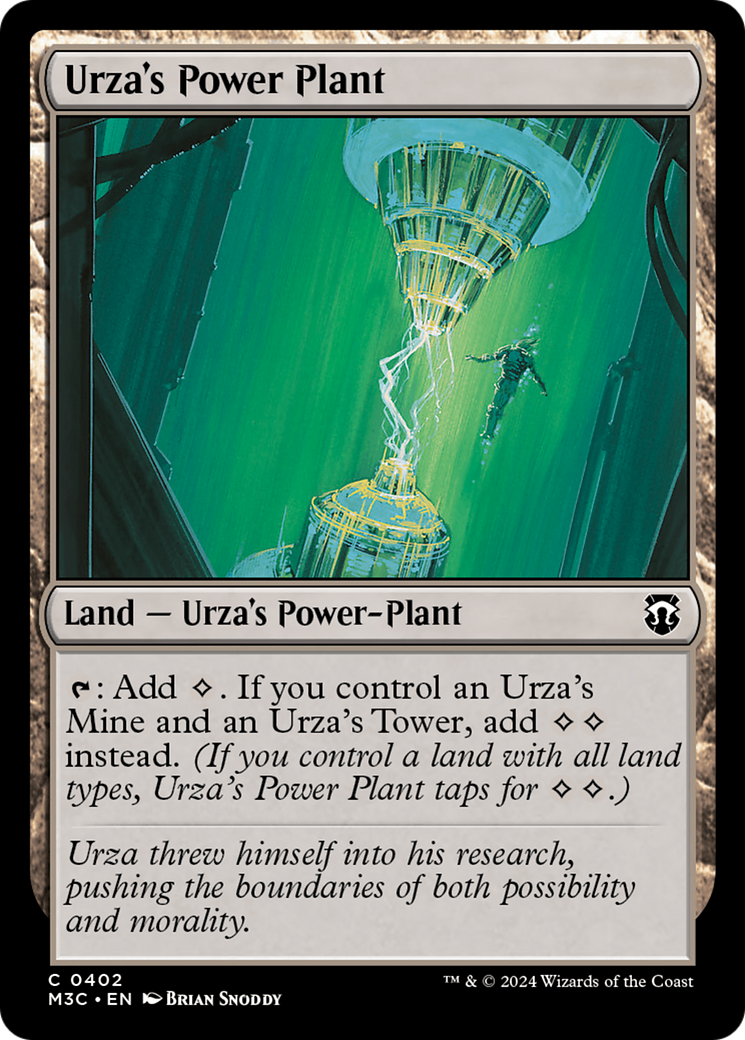 Urza's Power Plant (Ripple Foil) [Modern Horizons 3 Commander] | Cards and Coasters CA