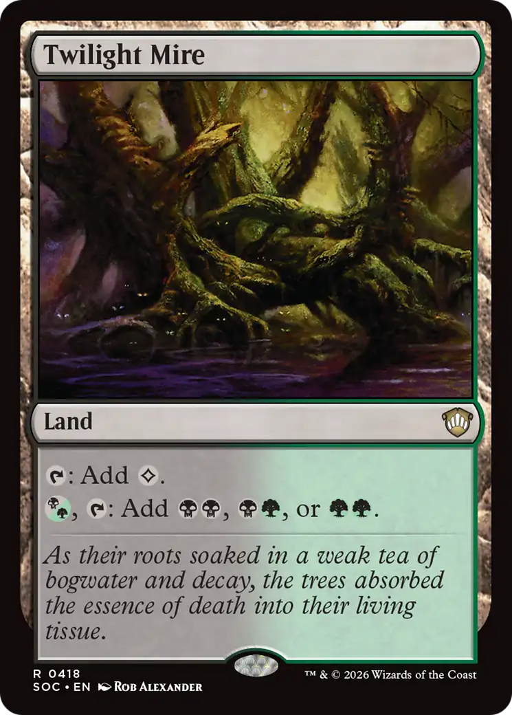 Twilight Mire [Secrets of Strixhaven Commander] | Cards and Coasters CA